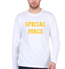 Load image into Gallery viewer, Special Force Full Sleeves T-Shirt for Men-White-Ektarfa.online
