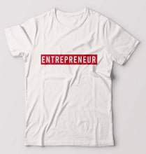 Load image into Gallery viewer, Entrepreneur T-Shirt for Men-White-Ektarfa.online
