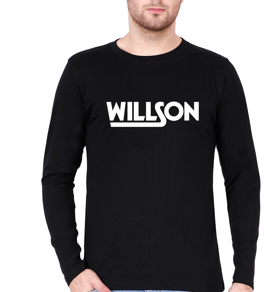 Wilson Full Sleeves T-Shirt for Men-Black-Ektarfa.online