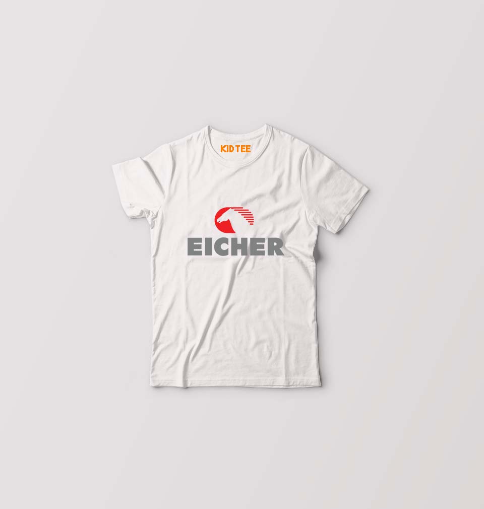 Eicher Kids T-Shirt for Boy/Girl-White-Ektarfa.online