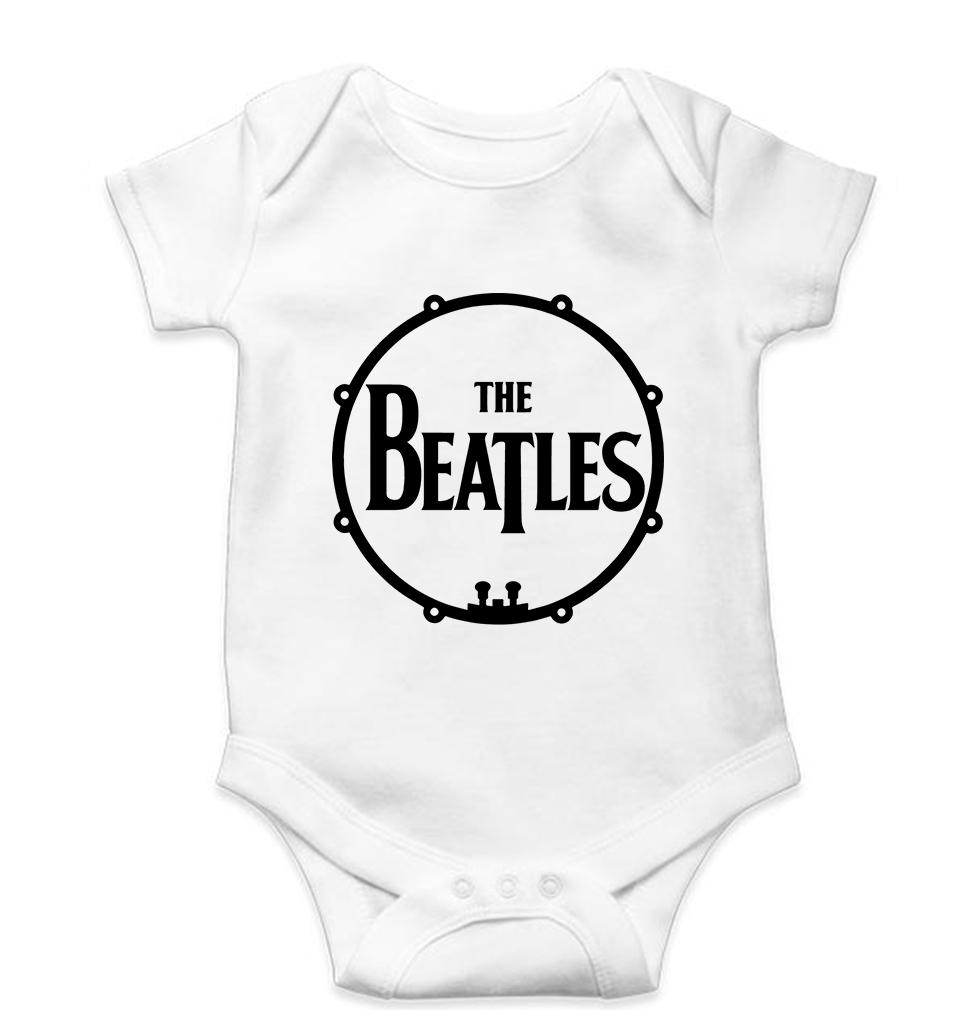 Beatles Kids Romper For Baby Boy/Girl-0-5 Months(18 Inches)-White-Ektarfa.online