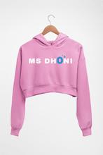 Load image into Gallery viewer, MS Dhoni Cricket Crop HOODIE FOR WOMEN-Light Baby Pink-Ektarfa.online
