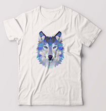 Load image into Gallery viewer, Wolf T-Shirt for Men-White-Ektarfa.online
