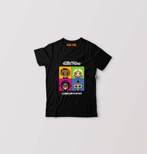 Black Eyed Peas Kids T-Shirt for Boy/Girl-Black-Ektarfa.online