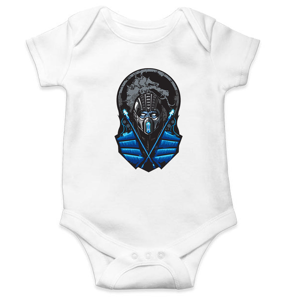 Mortal Kombat Kids Romper Kids Romper For Baby Boy/Girl-0-5 Months(18 Inches)-White-Ektarfa.online