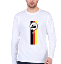 Load image into Gallery viewer, Sebastian Vettel F1 Full Sleeves T-Shirt for Men-White-Ektarfa.online
