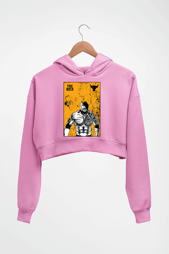 The Rock Crop HOODIE FOR WOMEN-Light Baby Pink-Ektarfa.online