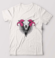 Load image into Gallery viewer, Ram Skull T-Shirt for Men-White-Ektarfa.online
