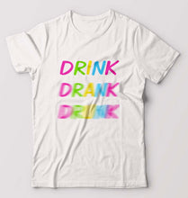 Load image into Gallery viewer, Drink Alcoholic T-Shirt for Men-White-Ektarfa.online
