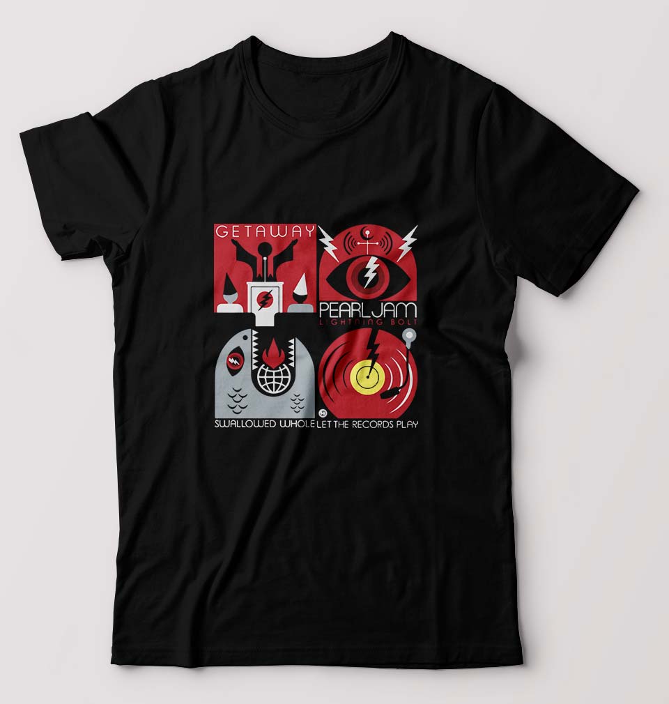 Pearl Jam T-Shirt for Men-Black-Ektarfa.online