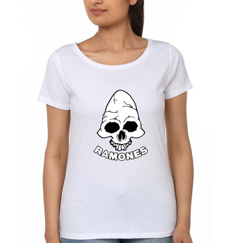 Ramones T-Shirt for Women-White-Ektarfa.online