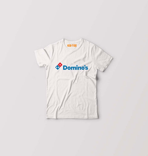 Domino's Kids T-Shirt for Boy/Girl-White-Ektarfa.online