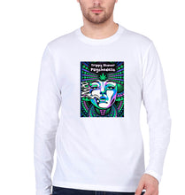 Load image into Gallery viewer, Trippy Stoner Psychedelic Full Sleeves T-Shirt for Men-White-Ektarfa.online
