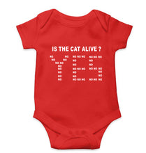Load image into Gallery viewer, SCHRÖDINGER&#39;S CAT Kids Romper For Baby Boy/Girl-Red-Ektarfa.online
