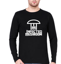 Load image into Gallery viewer, Infected Mushroom Full Sleeves T-Shirt for Men-Black-Ektarfa.online
