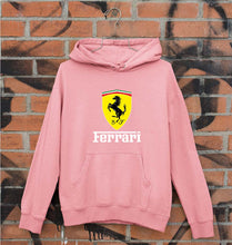 Load image into Gallery viewer, Ferrari Unisex Hoodie for Men/Women-S(40 Inches)-Light Baby Pink-Ektarfa.online
