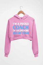Load image into Gallery viewer, Rugby Crop HOODIE FOR WOMEN-Light Baby Pink-Ektarfa.online

