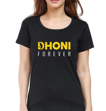 Load image into Gallery viewer, MS Dhoni (MSD) T-Shirt for Women-Black-Ektarfa.online
