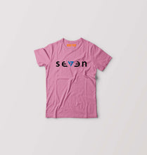 Load image into Gallery viewer, Seven MS Dhoni Kids T-Shirt for Boy/Girl-Pink-Ektarfa.online
