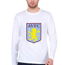 Load image into Gallery viewer, Aston Villa Full Sleeves T-Shirt for Men-White-Ektarfa.online
