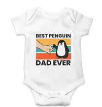 Load image into Gallery viewer, Penguin Dad Kids Romper For Baby Boy/Girl-0-5 Months(18 Inches)-White-Ektarfa.online
