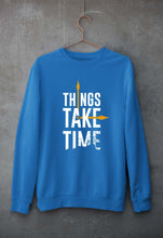 Load image into Gallery viewer, Time Unisex Sweatshirt for Men/Women-S(40 Inches)-Royal Blue-Ektarfa.online
