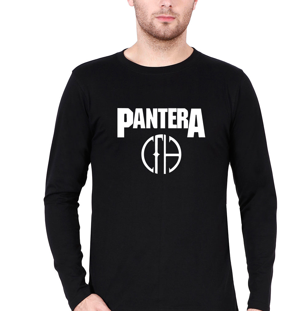 Pantera Full Sleeves T-Shirt for Men-Black-Ektarfa.online