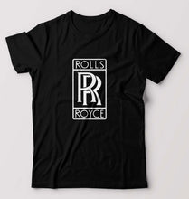 Load image into Gallery viewer, Rolls Royce T-Shirt for Men-S(38 Inches)-Black-Ektarfa.online
