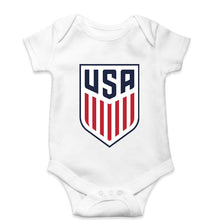 Load image into Gallery viewer, USA Football Kids Romper For Baby Boy/Girl-0-5 Months(18 Inches)-White-Ektarfa.online
