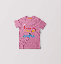 Load image into Gallery viewer, I Have No Selfie Control T-Shirt for Boy/Girl-PInk-Ektarfa.online
