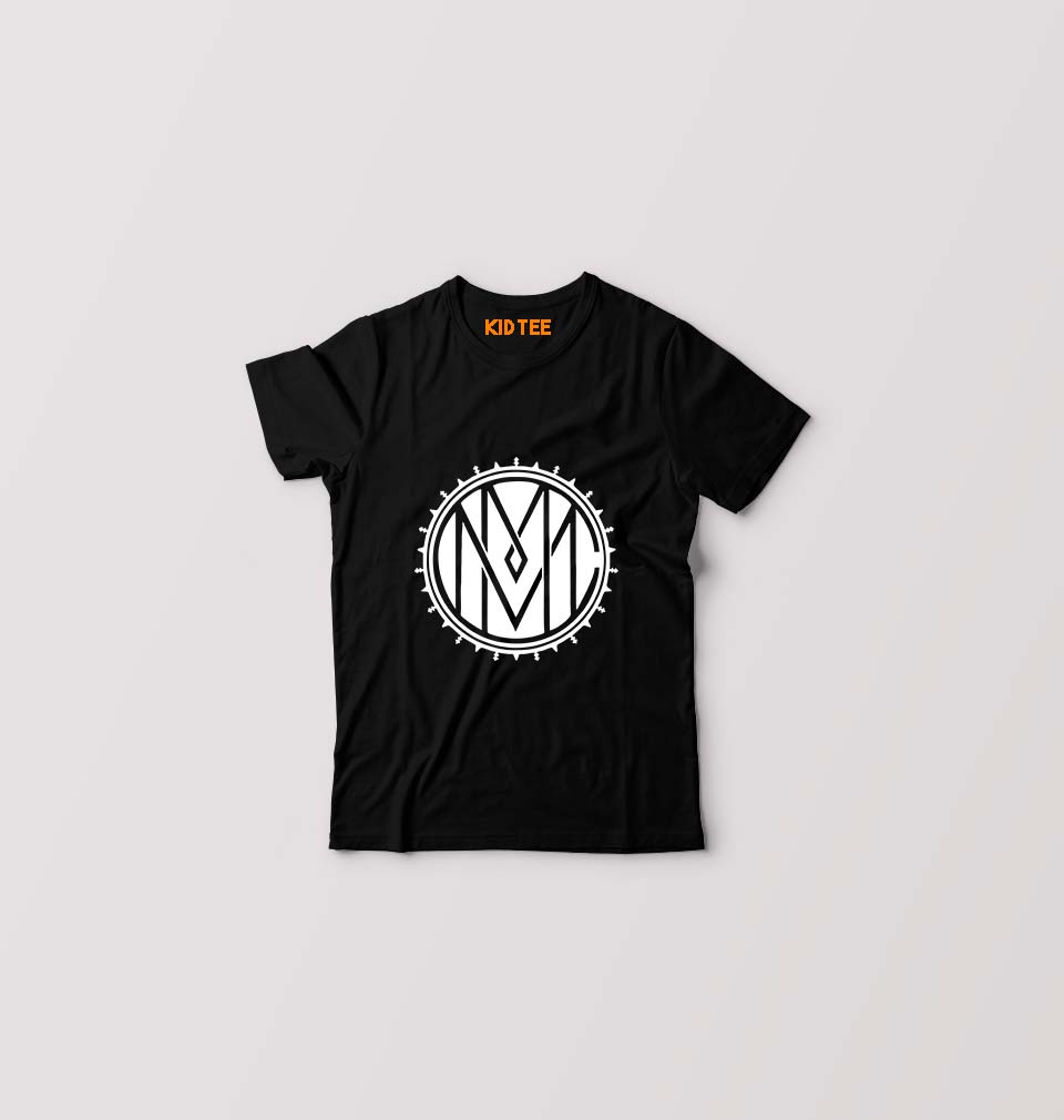 Marilyn Manson Kids T-Shirt for Boy/Girl-Black-Ektarfa.online