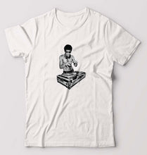 Load image into Gallery viewer, DJ Bruce Lee T-Shirt for Men-S(38 Inches)-White-Ektarfa.online
