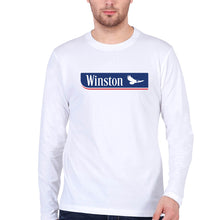 Load image into Gallery viewer, Winston Full Sleeves T-Shirt for Men-S(38 Inches)-White-Ektarfa.online
