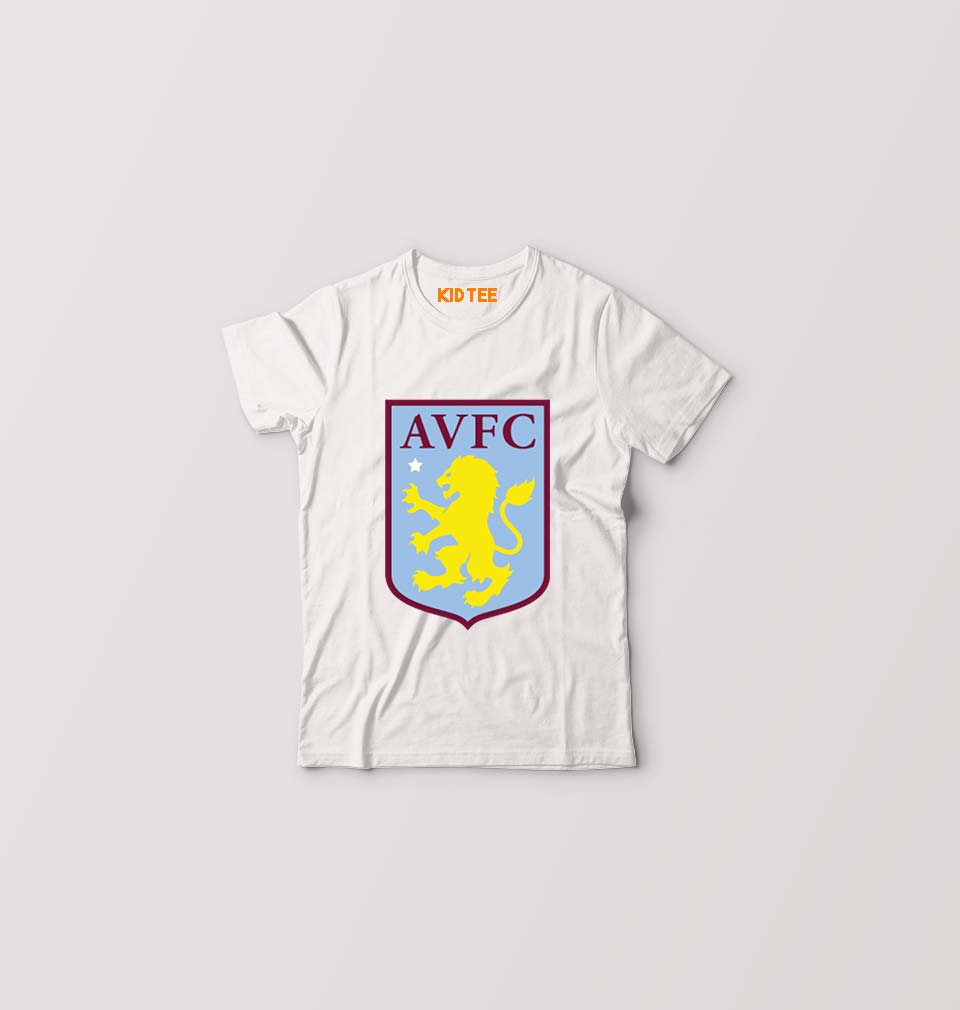Aston Villa Kids T-Shirt for Boy/Girl-White-Ektarfa.online