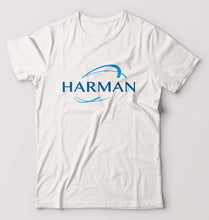 Load image into Gallery viewer, Harman T-Shirt for Men-S(38 Inches)-White-Ektarfa.online
