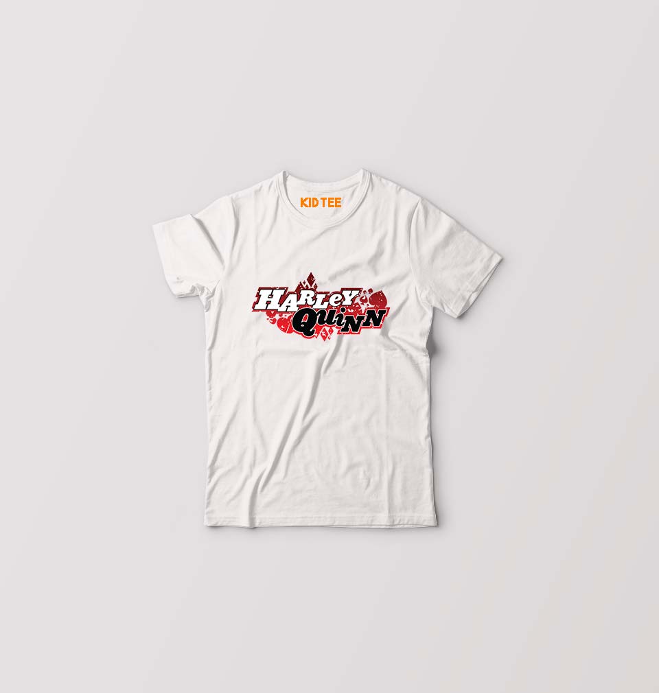 Harley Quinn Kids T-Shirt for Boy/Girl-White-Ektarfa.online