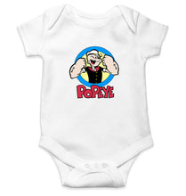 Load image into Gallery viewer, POPEYE Kids Romper For Baby Boy/Girl-0-5 Months(18 Inches)-White-Ektarfa.online
