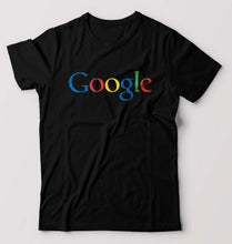 Load image into Gallery viewer, Google T-Shirt for Men-S(38 Inches)-Black-Ektarfa.online
