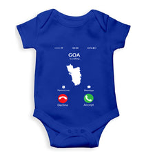 Load image into Gallery viewer, Goa Calling Kids Romper For Baby Boy/Girl-0-5 Months(18 Inches)-Royal Blue-Ektarfa.online
