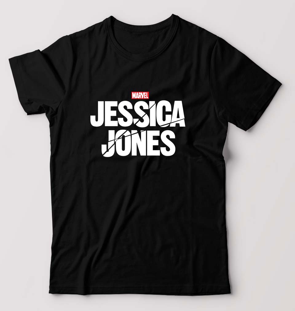 Jessica Jones T-Shirt for Men-Black-Ektarfa.online