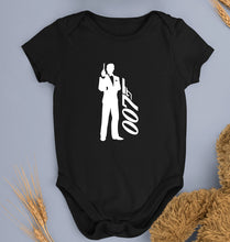 Load image into Gallery viewer, James Bond (007) Kids Romper For Baby Boy/Girl-0-5 Months(18 Inches)-Black-Ektarfa.online
