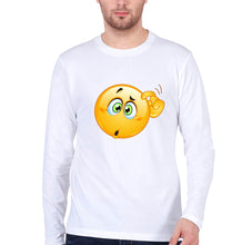 Load image into Gallery viewer, Emoji Full Sleeves T-Shirt for Men-White-Ektarfa.online

