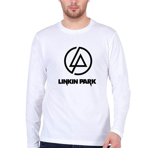 Linkin Park Full Sleeves T-Shirt for Men-White-Ektarfa.online