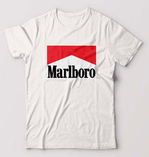 Load image into Gallery viewer, Marlboro T-Shirt for Men-S(38 Inches)-White-Ektarfa.online
