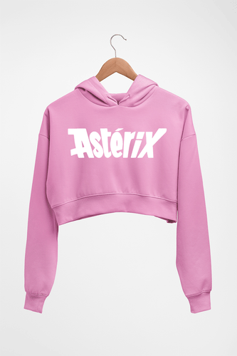 Asterix Crop HOODIE FOR WOMEN-Light Baby Pink-Ektarfa.online