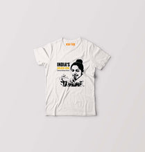 Load image into Gallery viewer, Chanu Saikhom Mirabai Kids T-Shirt for Boy/Girl-White-Ektarfa.online
