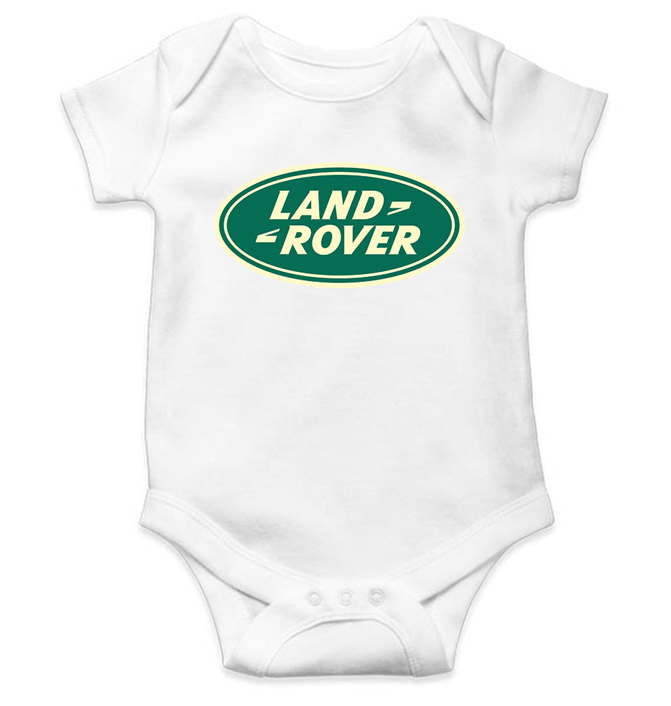 Land Rover Kids Romper Kids Romper For Baby Boy/Girl-0-5 Months(18 Inches)-White-Ektarfa.online