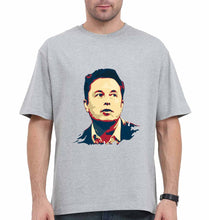 Load image into Gallery viewer, Elon Musk Oversized T-Shirt for Men-Grey-Ektarfa.online
