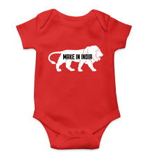 Load image into Gallery viewer, Make in India Kids Romper For Baby Boy/Girl-Red-Ektarfa.online
