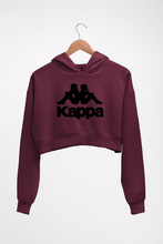 Load image into Gallery viewer, Kappa Crop HOODIE FOR WOMEN-Maroon-Ektarfa.online
